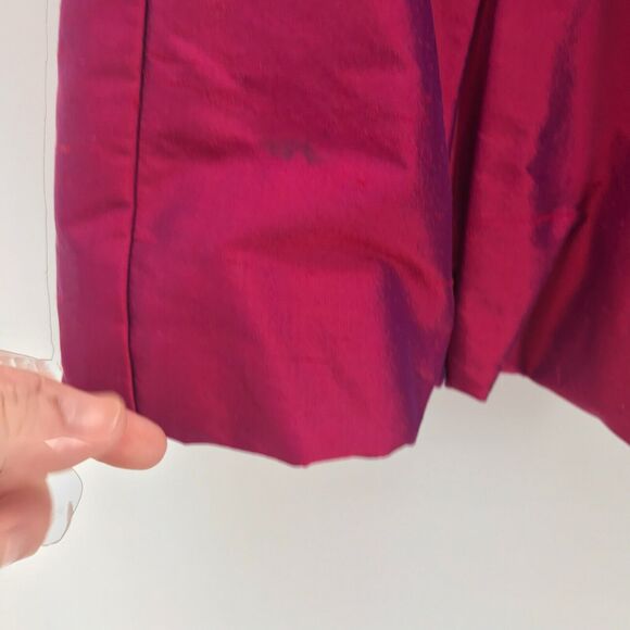 Nicole Miller Collection Dress Womens 6 Iridescent Pink Strapless Cocktail Y2K - Picture 12 of 12